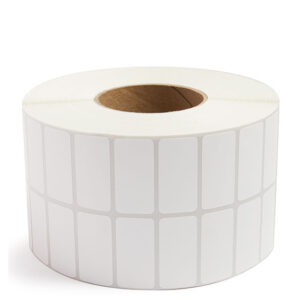 2" x 1" Thermal Transfer Labels (2 Across) – Blank White Barcode Label Roll