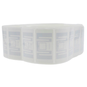Flexible adhesive UHF RFID label for asset tracking and non-metal inventory management systems
